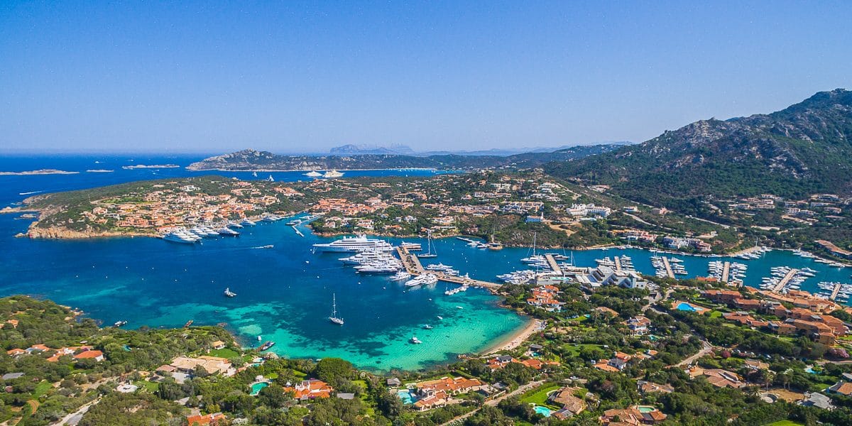 Sardinia yacht club in Porto Cervo